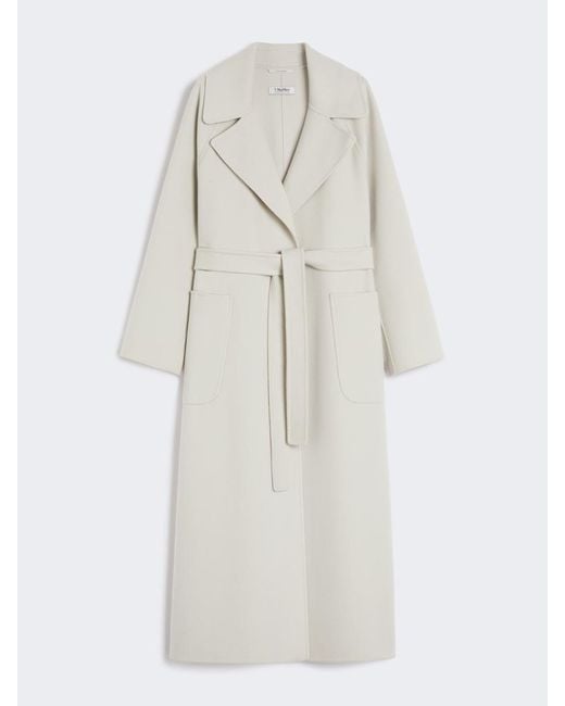 Max Mara White "Doris" Wool Coat