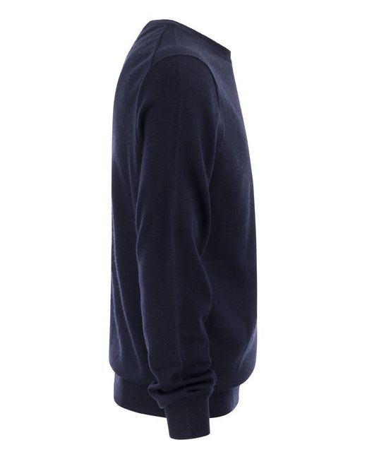 Polo Ralph Lauren Blue Pullover With Logo for men
