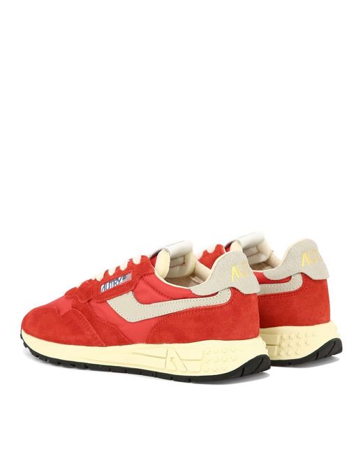Autry Red "Reelwind" Sneakers