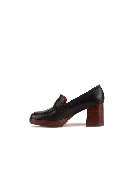 Angel Alarcon Brown Loafer With Heel And Platform