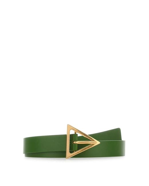 Bottega Veneta Green Triangle Belt Accessories