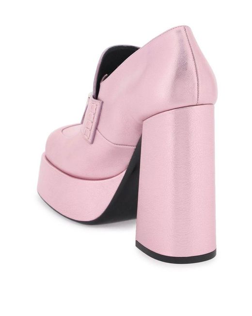 Versace Pink Flat Shoes