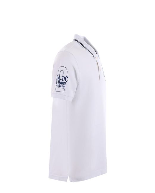 La Martina White Polo Shirt for men