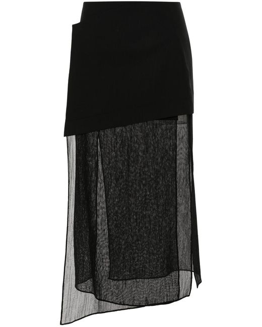 Gauchère Black Skirt