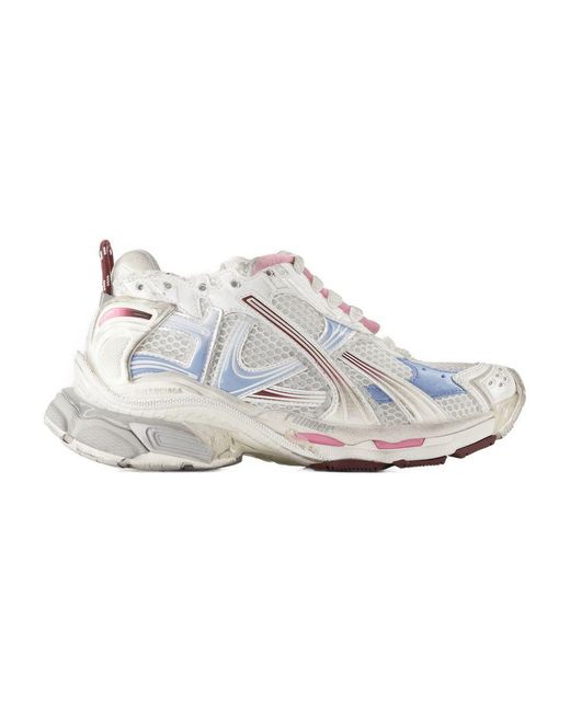 Balenciaga White Runner Gradient Sneakers