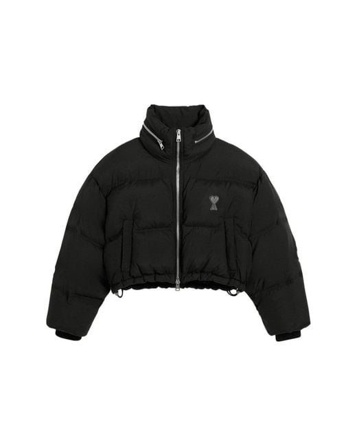 AMI Black Coats & Jackets