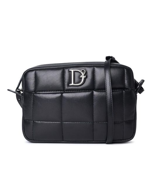 DSquared² Black D2 Statement Soft Bag