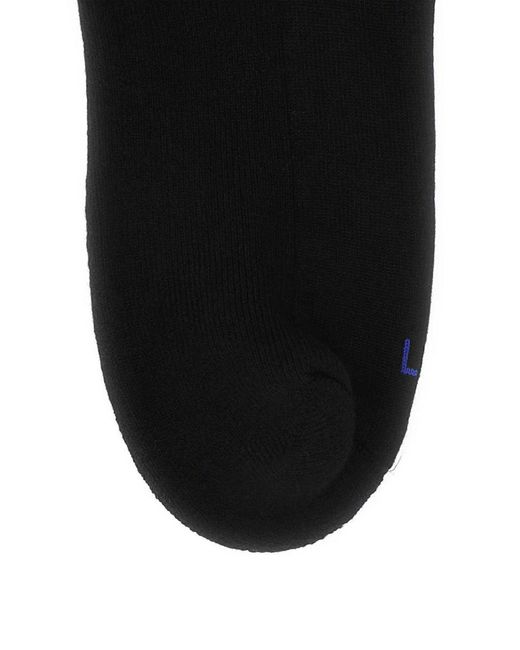 Vetements Black Stretch Cotton Blend Socks for men