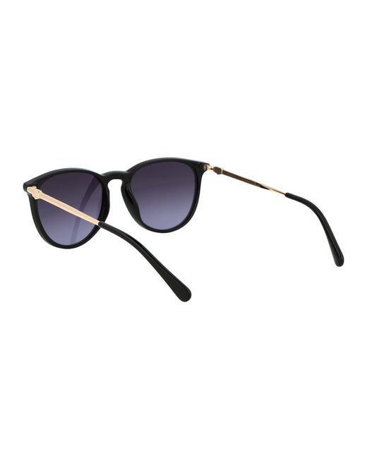 Chiara Ferragni Blue Round Frame Sunglasses