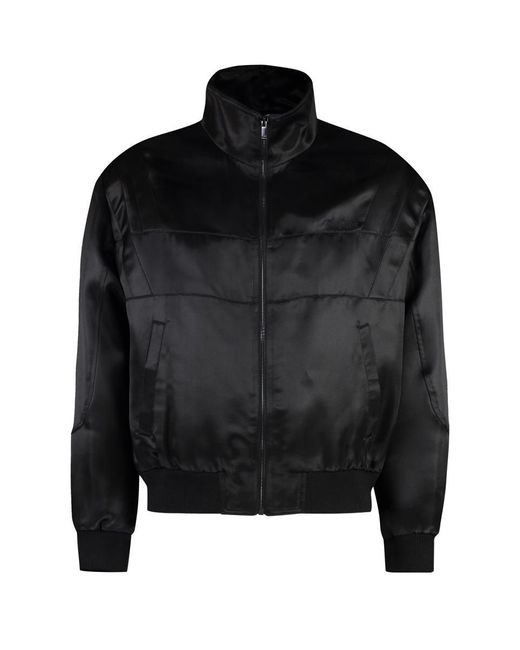 Saint Laurent Black Teddy Full Zip Jacket for men