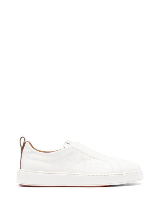 Santoni Sneakers in White for Men | Lyst