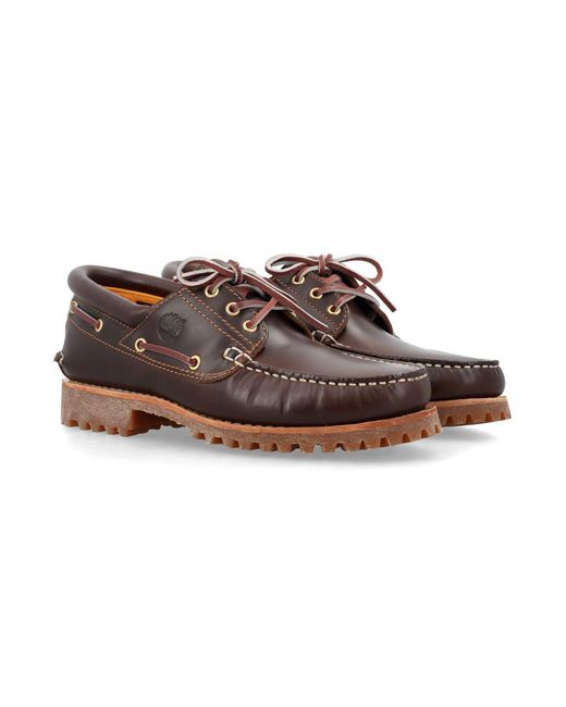 Timberland Brown 3 Eye Classic Loafer for men