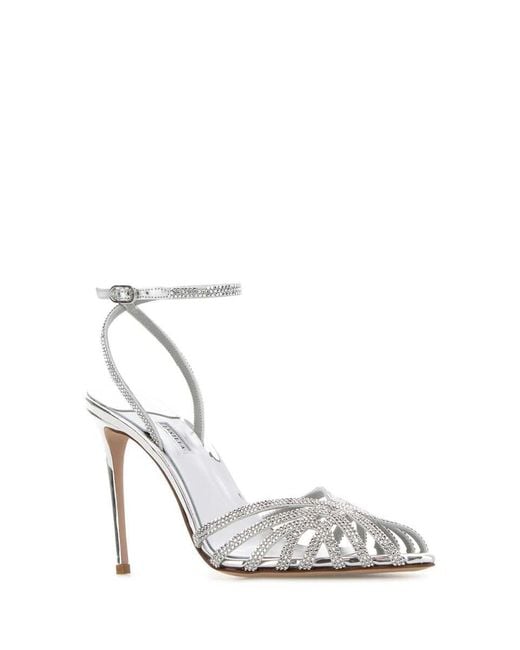 Le Silla White Sandals