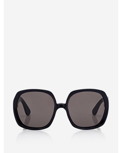Tom Ford Black Saffron Round Sunglasses