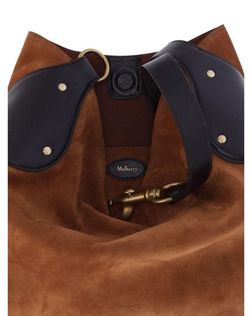 Mulberry Brown Hackney Large Shoulder Bag