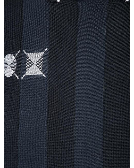 Jacquemus Blue Patterned Polo for men