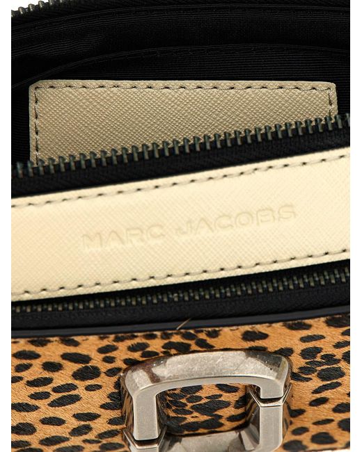 Marc Jacobs 'The Cheetah Snapshot' Crossbody Bag in Metallic
