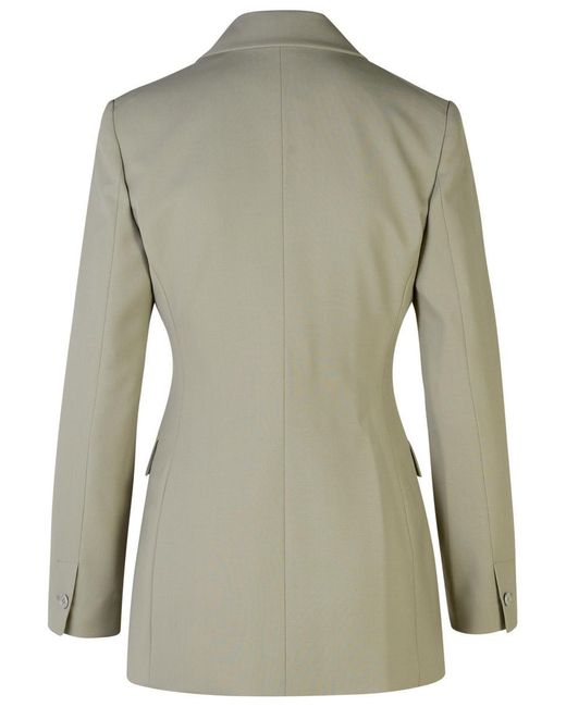 Moschino Green Wool Blend Blazer