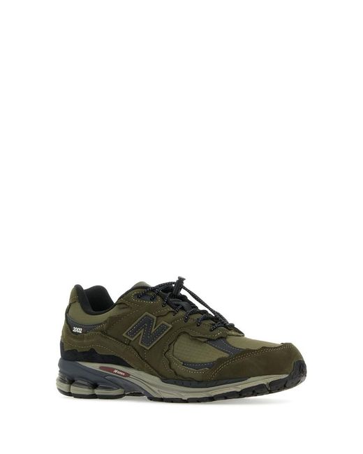 New Balance Green Suede And Fabric 2002R Sneakers for men