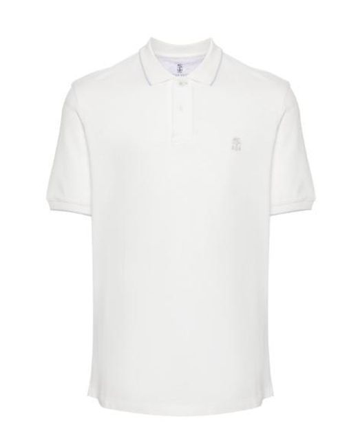 Brunello Cucinelli White T-Shirts And Polos for men