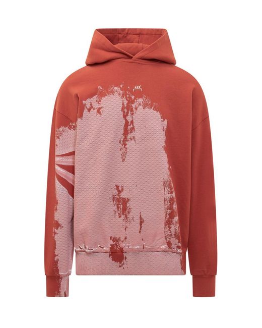 A_COLD_WALL* Red A Cold Wall Brushstroke Sweatshirt for men