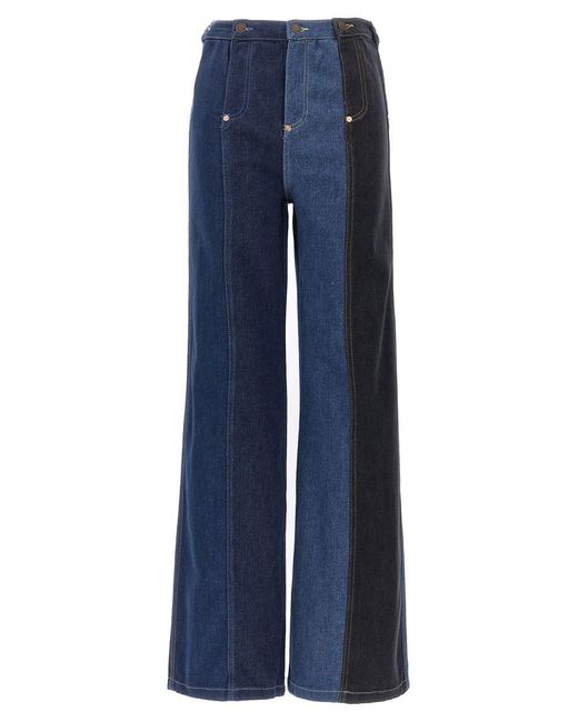 Moschino Jeans Blue Cotton Jeans