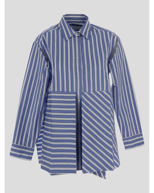 J.W. Anderson Blue Striped Shirt