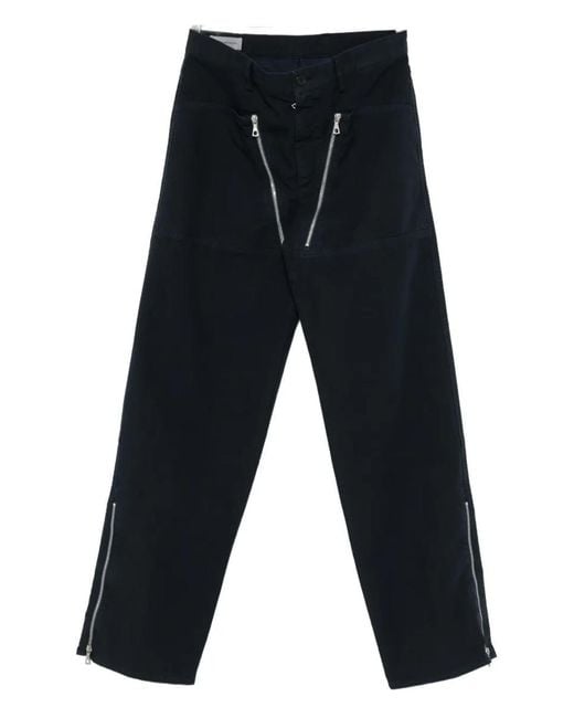 Dries Van Noten Black Pexior Gd Sv 2101 M.W. Pants for men