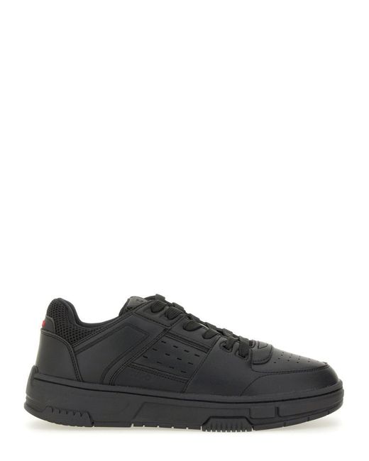 Boss Black Sneaker With Mesh Details for men