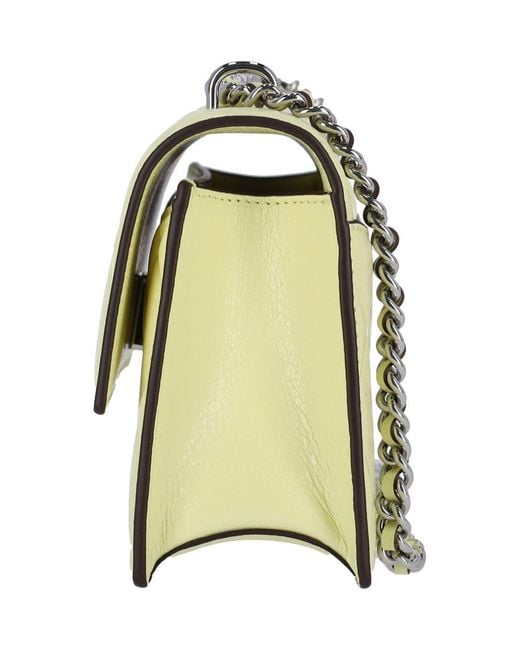 Tory Burch Natural 'Fleming' Small Shoulder Bag