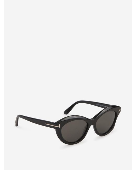 Tom Ford Gray Toni Oval Sunglasses