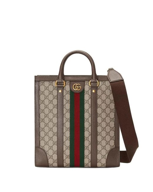 Gucci Brown Tote With Shoulder Strap Bags
