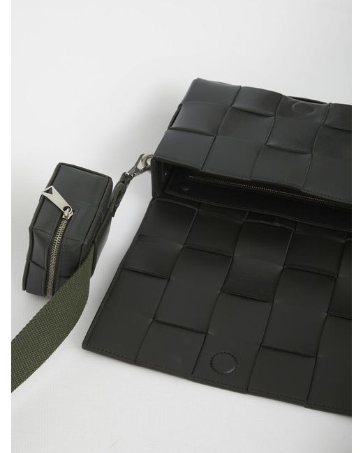 Bottega Veneta Cassette Bag With Versatile Strap in Gray for Men