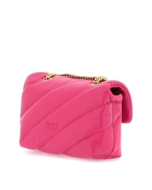 Pinko Pink Love Classic Puff Maxi Quilt Bag