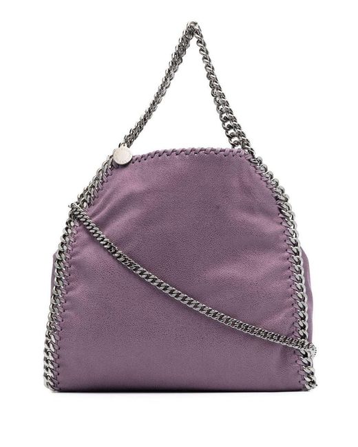 Stella McCartney Purple Mini Falabella Tote Bag