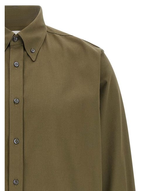 Cellar Door Green Button-Down Shirt for men