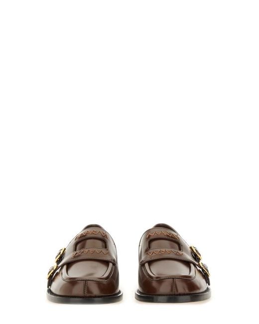 Marni Brown Bambi 3.0" Moccasin