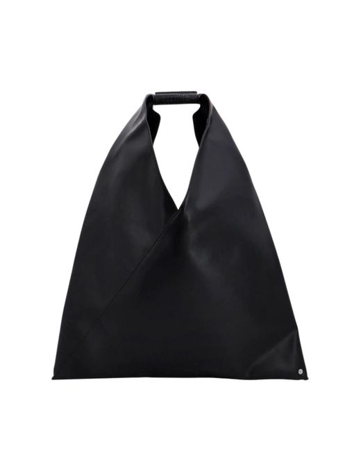 MM6 by Maison Martin Margiela Black Classic Japanese Top Handle Bag