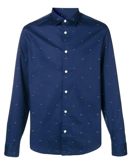 KENZO Blue Shirt for men