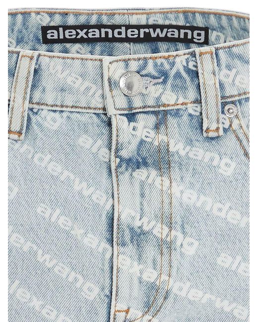 Alexander Wang Blue 'bite' Shorts