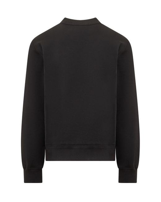 Dolce & Gabbana Black Sweatshirt With Logo for men