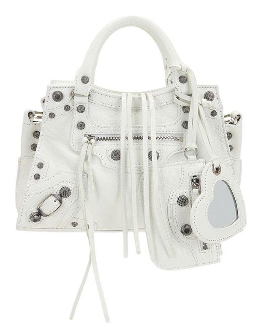 Balenciaga White Shopping Bags