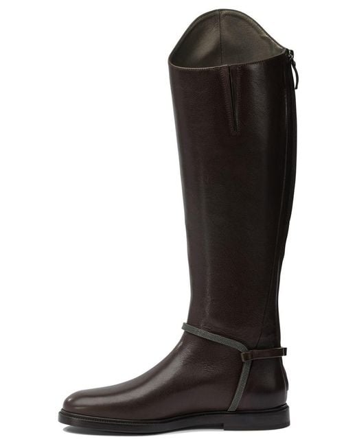 Brunello Cucinelli Black "Classic" Boots