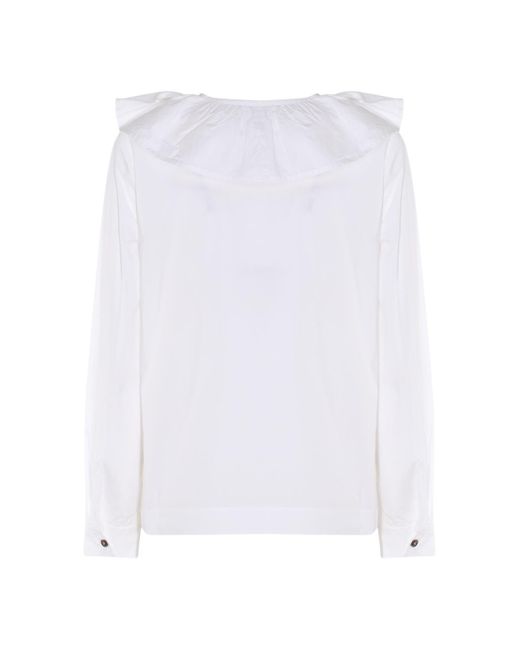 Ganni Shirts White
