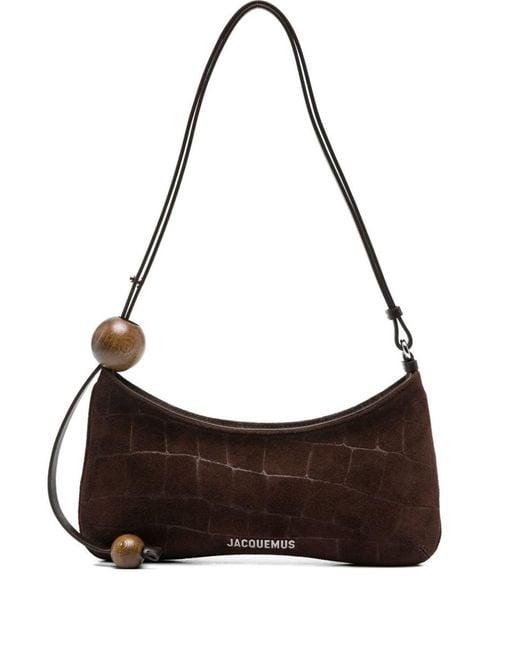 Jacquemus Brown Le Bisou Perle Shoulder Bag