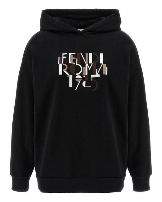 Fendi Black Roma' Sweatshirt