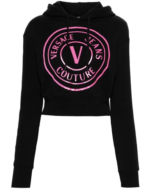 Versace Black Vembl Gummy Glitter Sweatshirts
