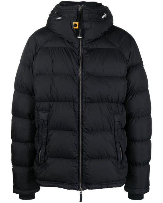 Parajumpers Black Feather-down Padded Coat for men
