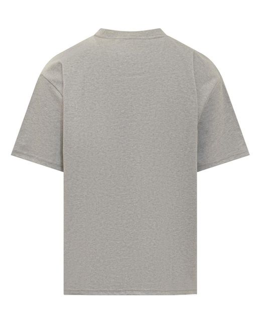 Gcds Gray Loose T-shirt for men