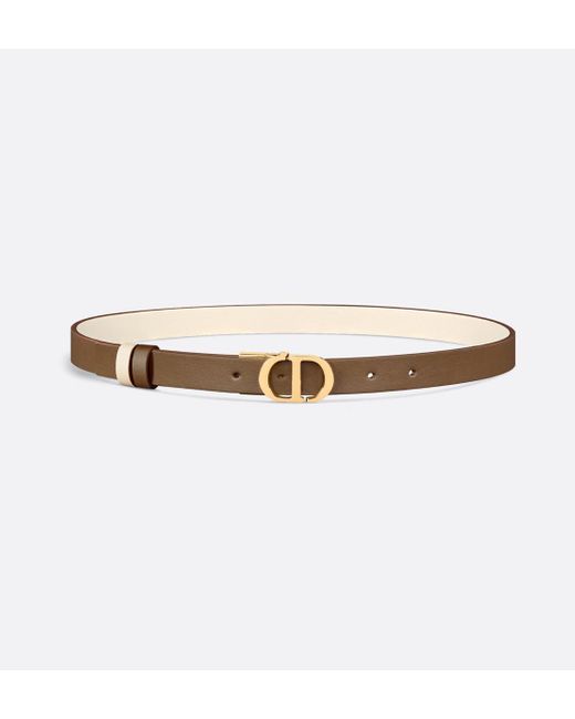 Dior White Signature Belt Accessories